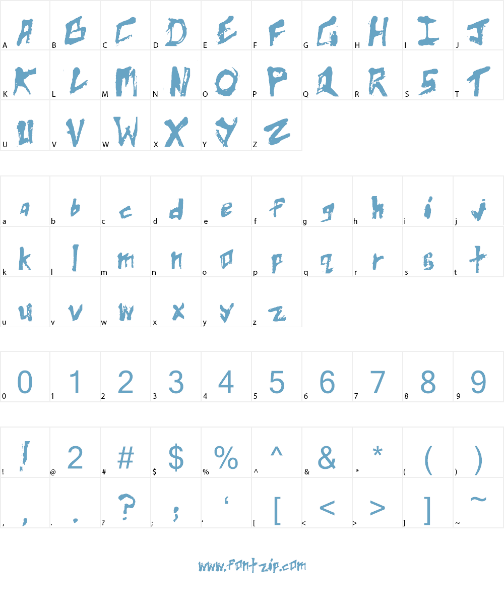 Psyche Ward Font Character