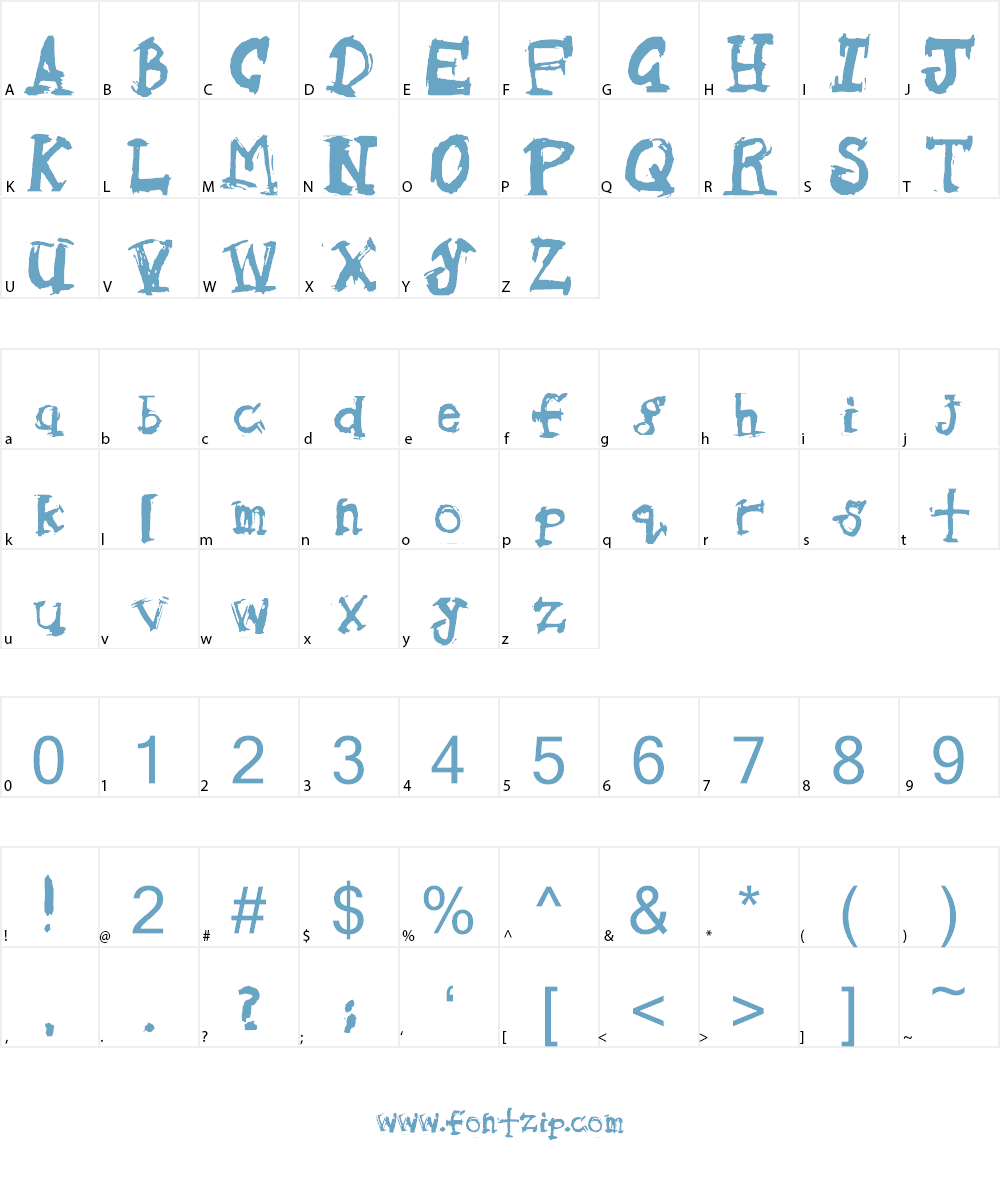 Ships Cargo Font Character