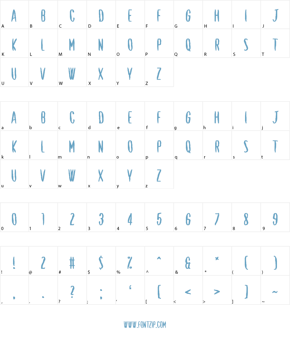 Shut Up and Love Me Font Character
