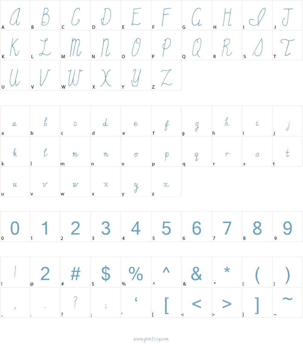 Sincerely Yours Font Character