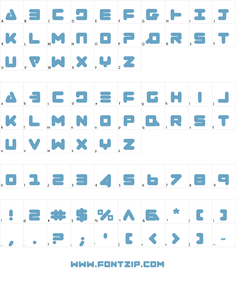 Zealot Font Character