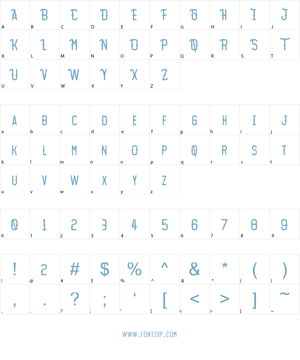 Motopica Font Character