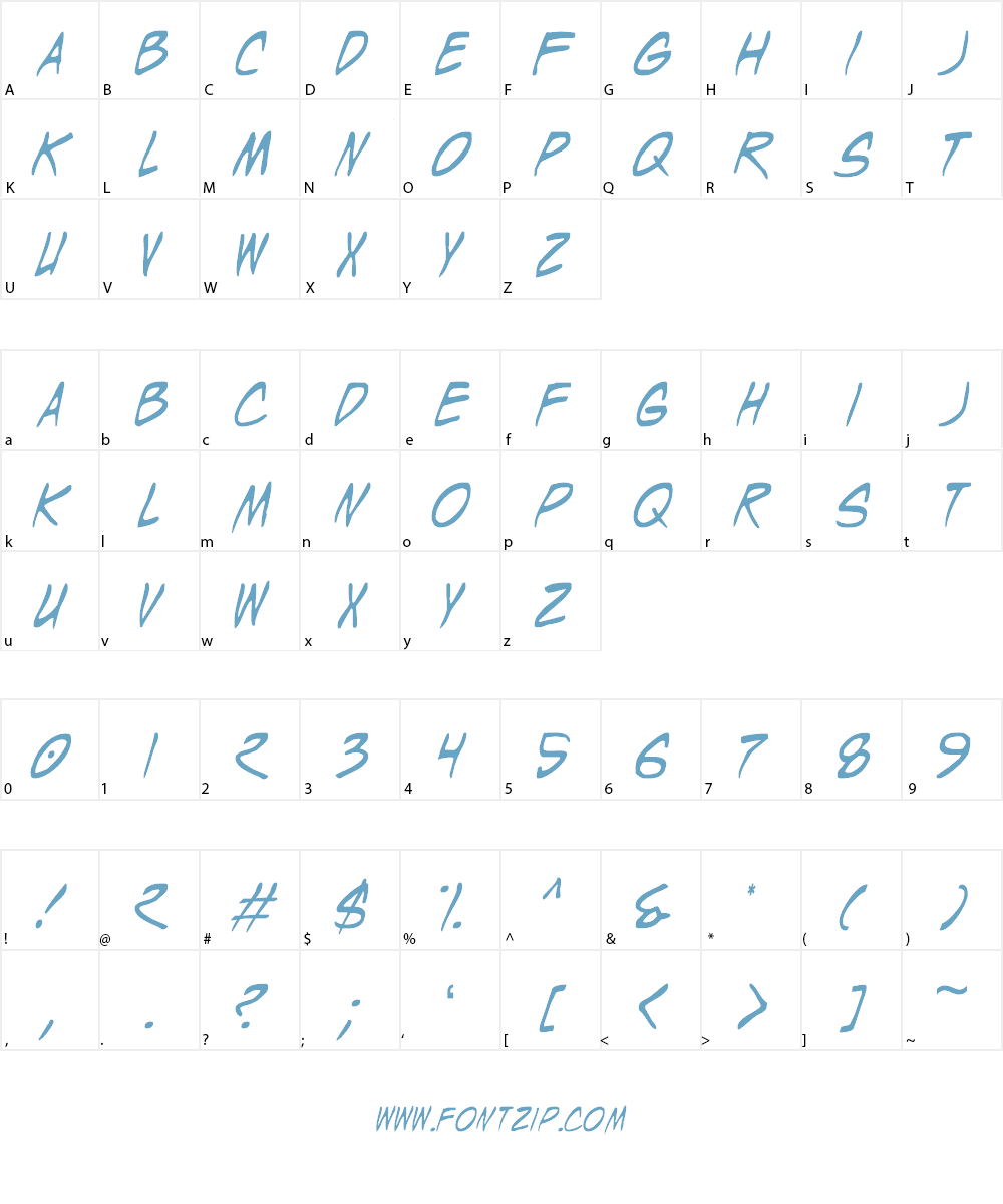 Wyld Stallyns Font Character