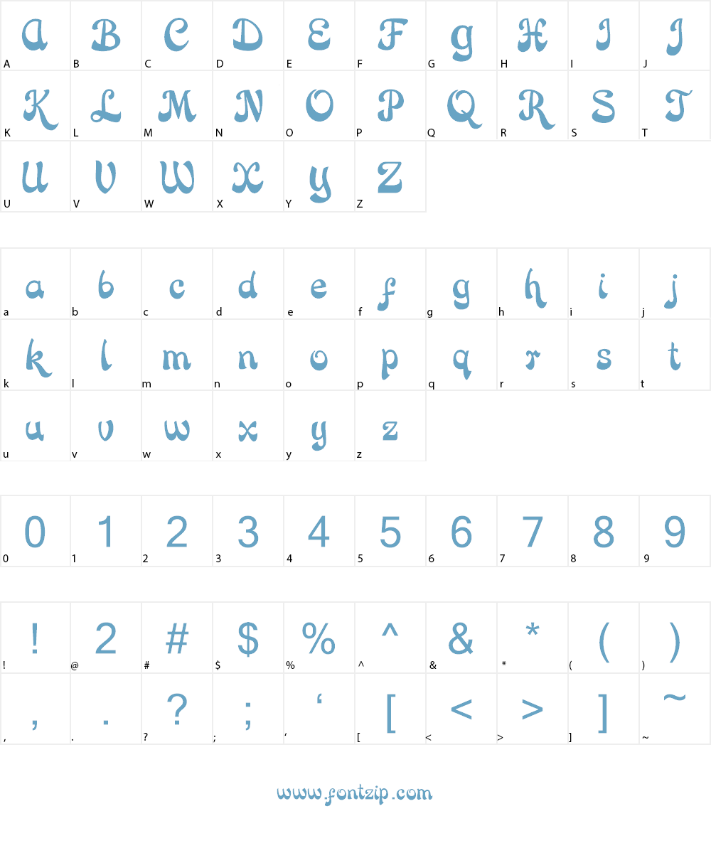Rose Katrinah Font Character