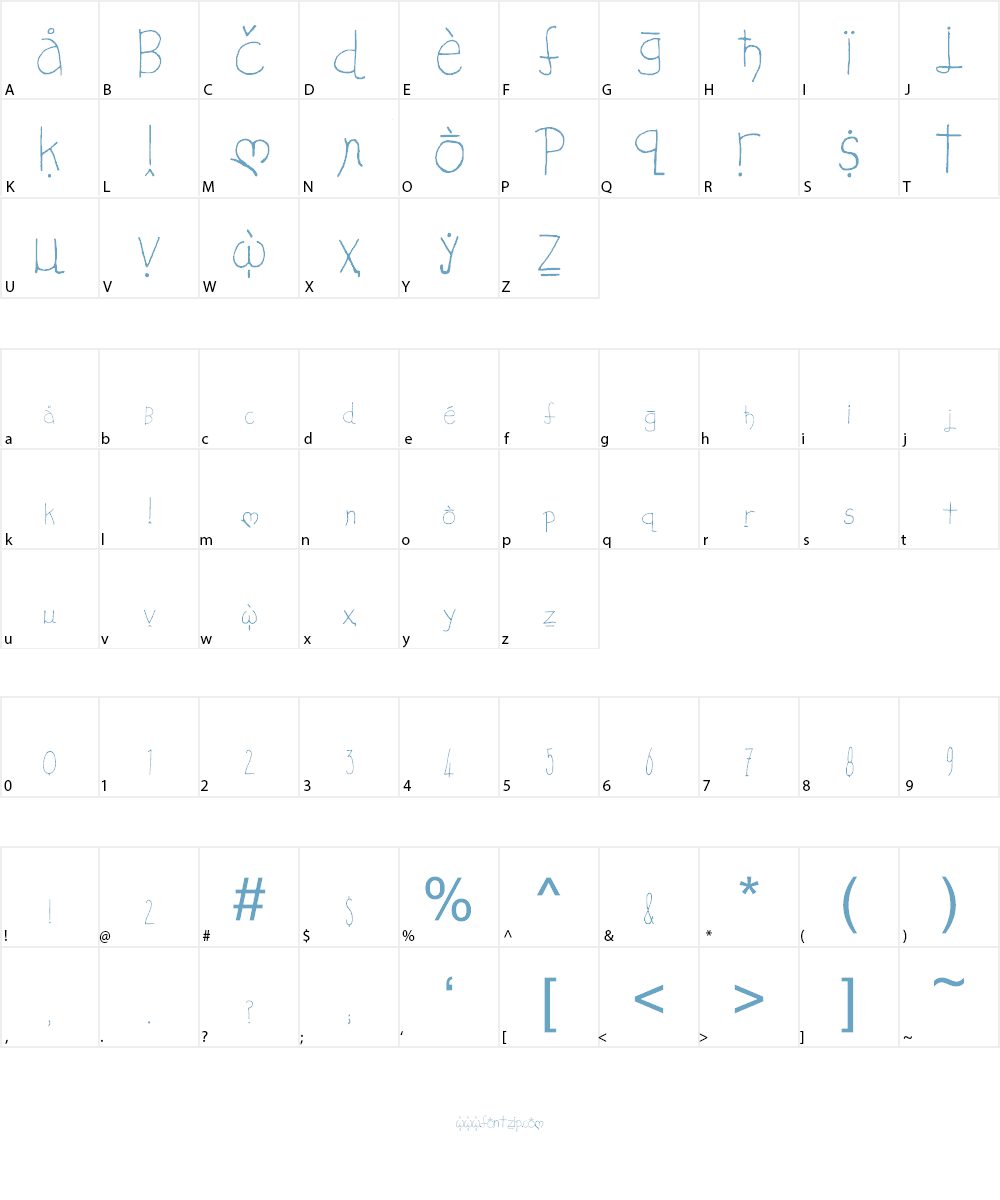 The Crown Is Mine _ Fine Font Character