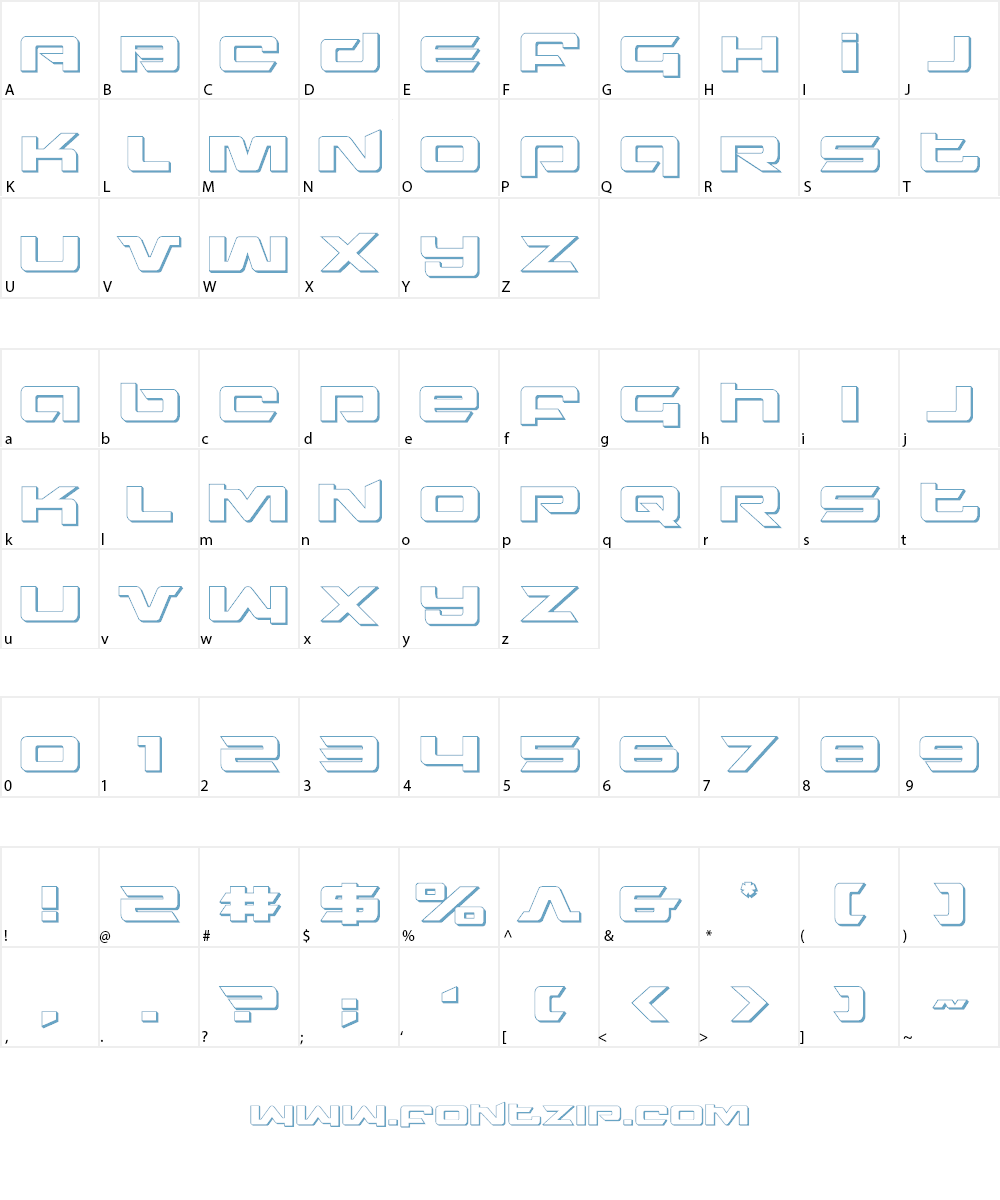 Northstar Font Character