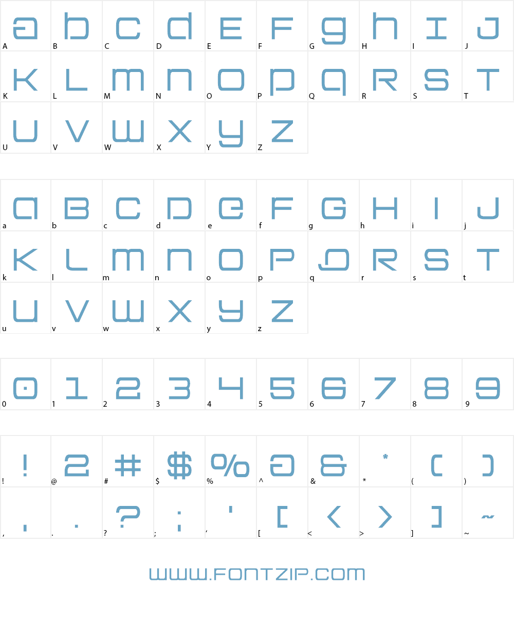 Colony Marines Font Character