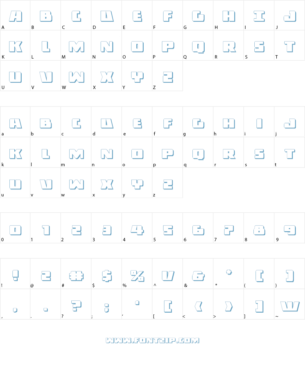 Dark Alliance Font Character