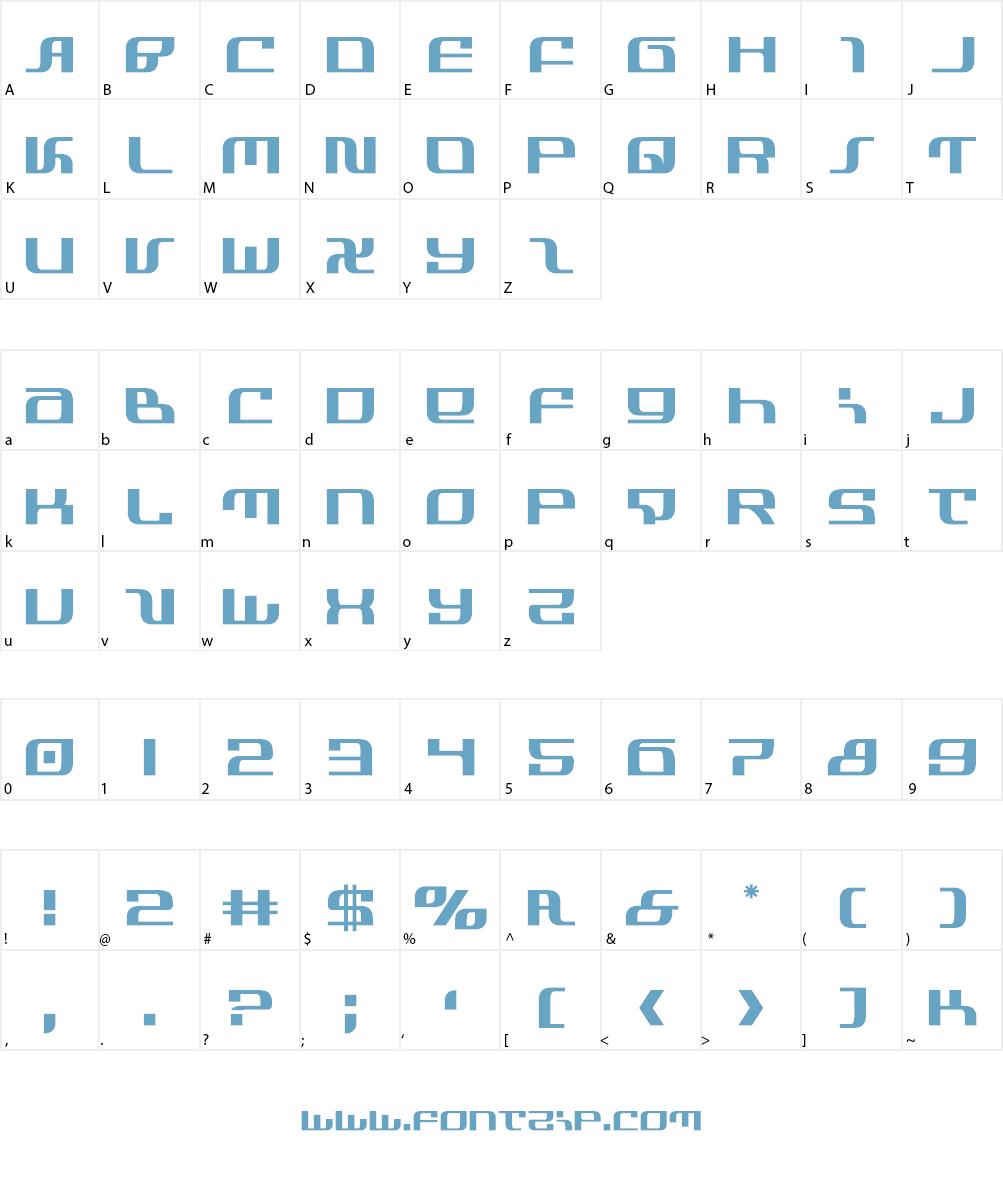 Infinity Formula Font Character