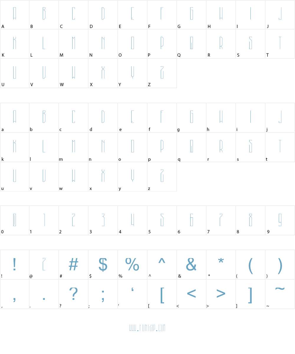 MadHouse Sans Font Character