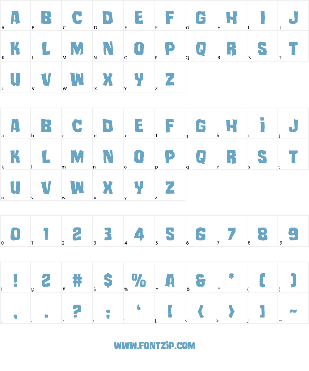 Mister Twisted Font Character