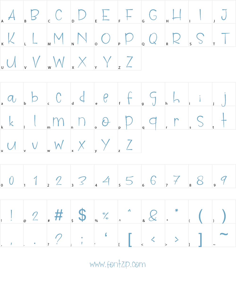 Parise Font Character