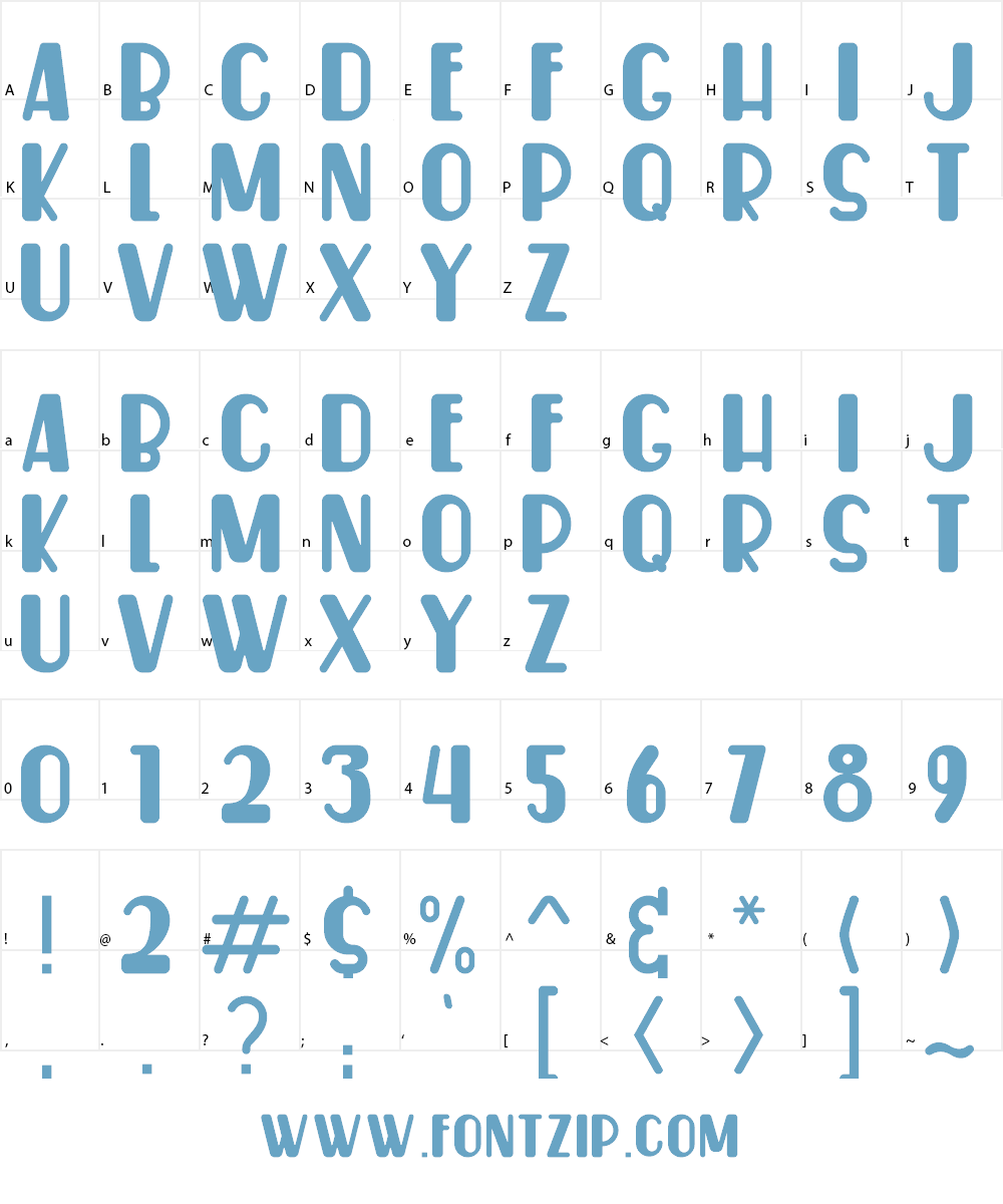 Wingko Font Character