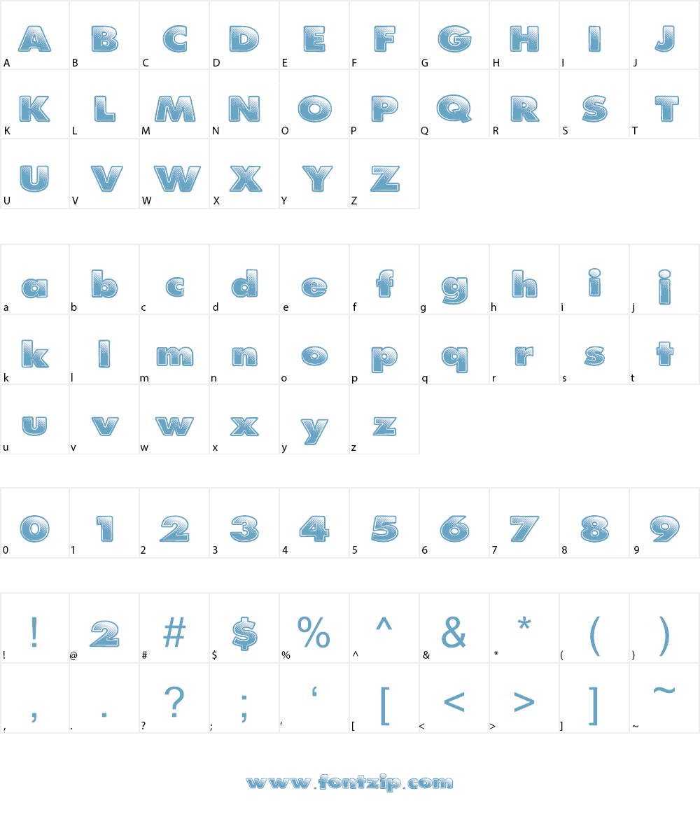 PitStop Font Character