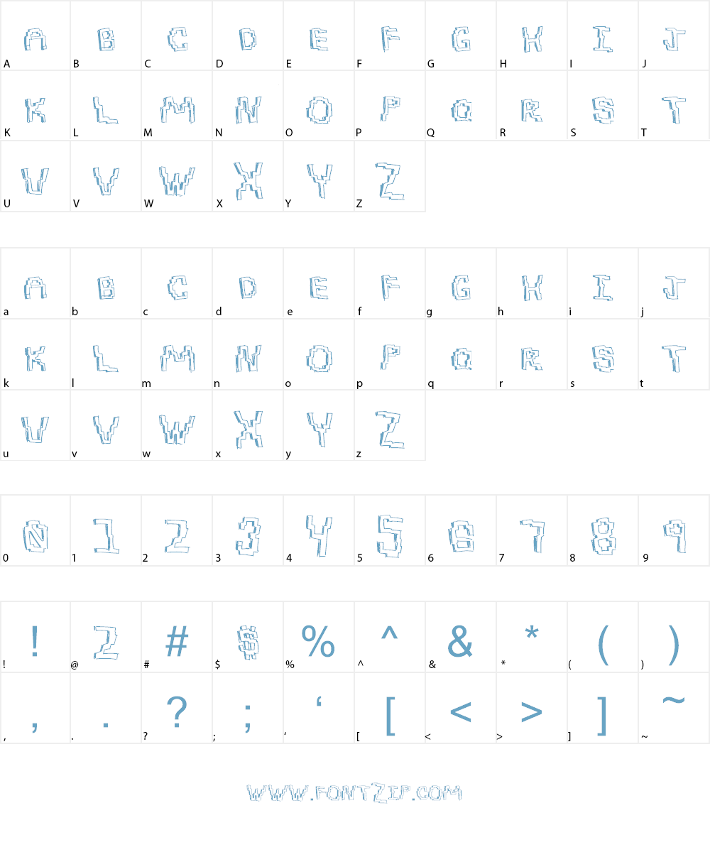 PixelDraw Font Character