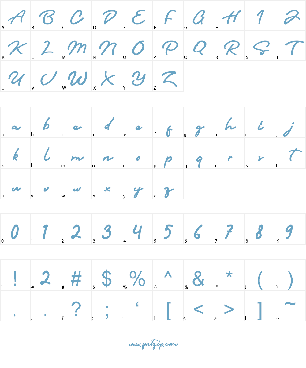 Sri Kandi Font Character