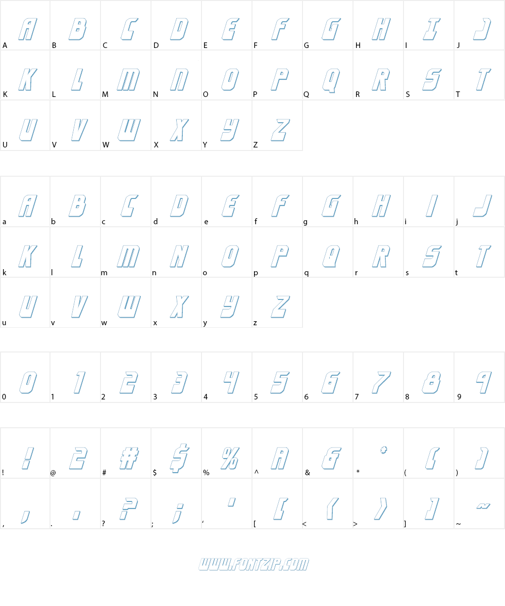 Eldebaran Font Character