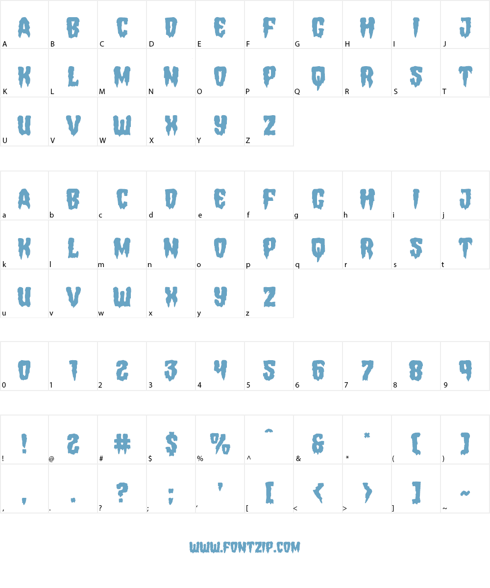 Hemogoblin Font Character