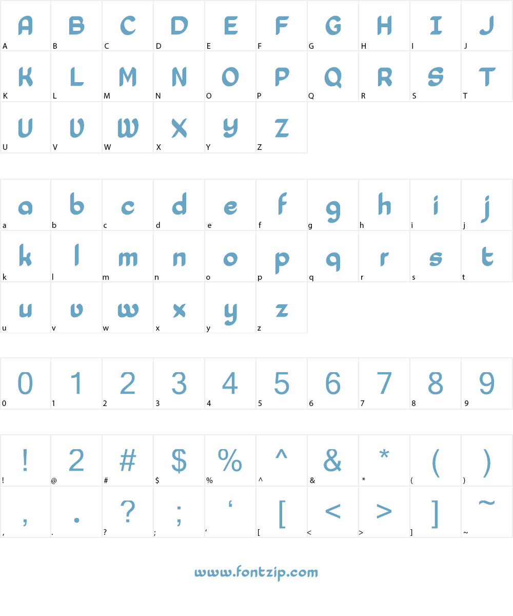 Laedoomai Font Character