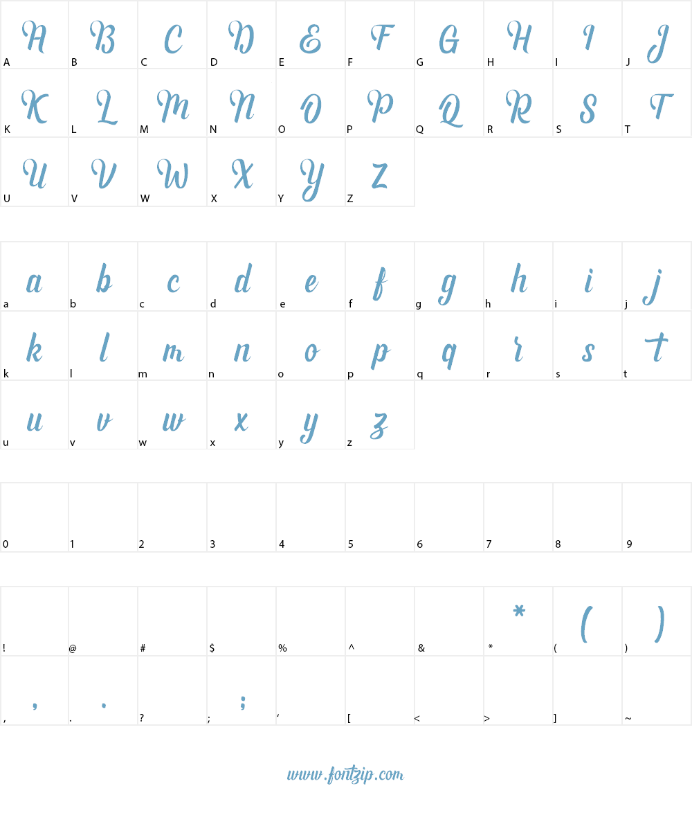 Bashira Font Character