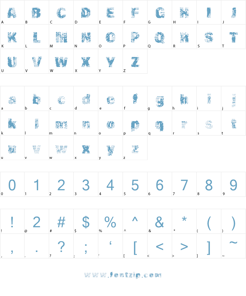 Vtks Dynamic Font Character