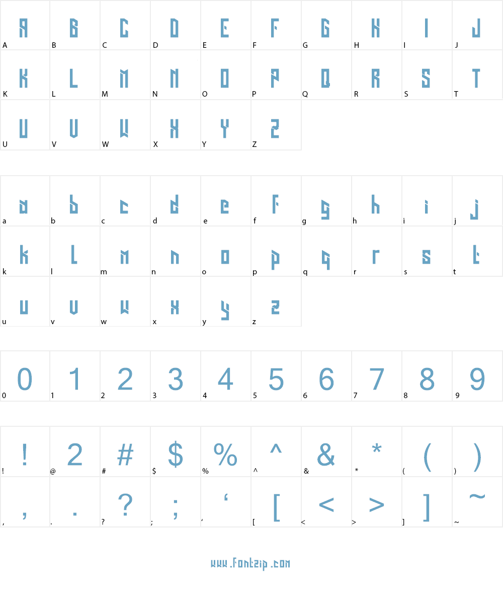 Kimaris-Demo Font Character