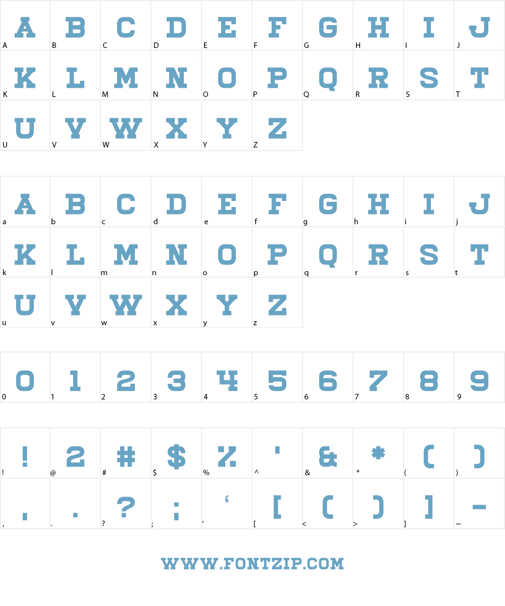 Illiead Font Character