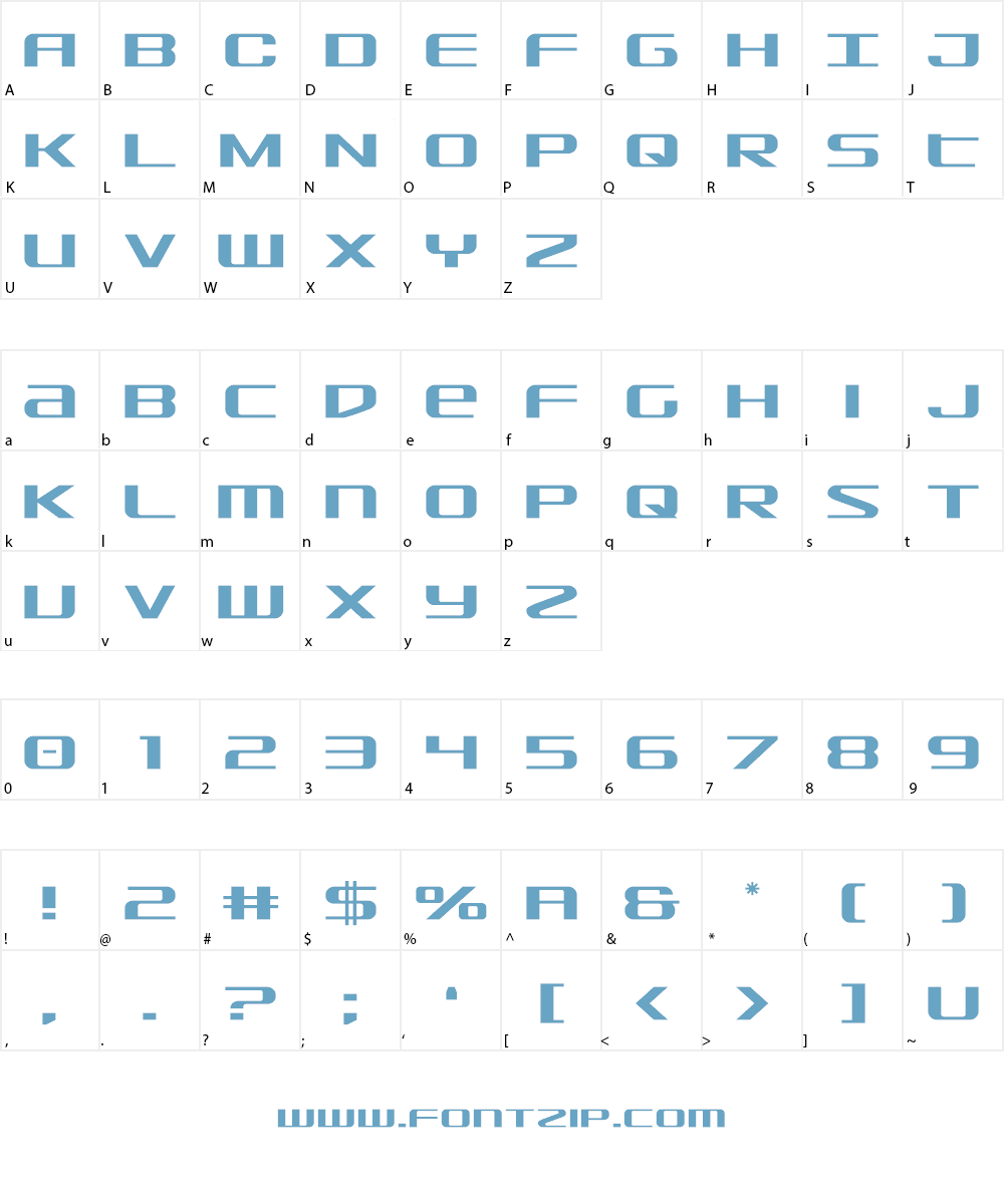 SDF Font Character