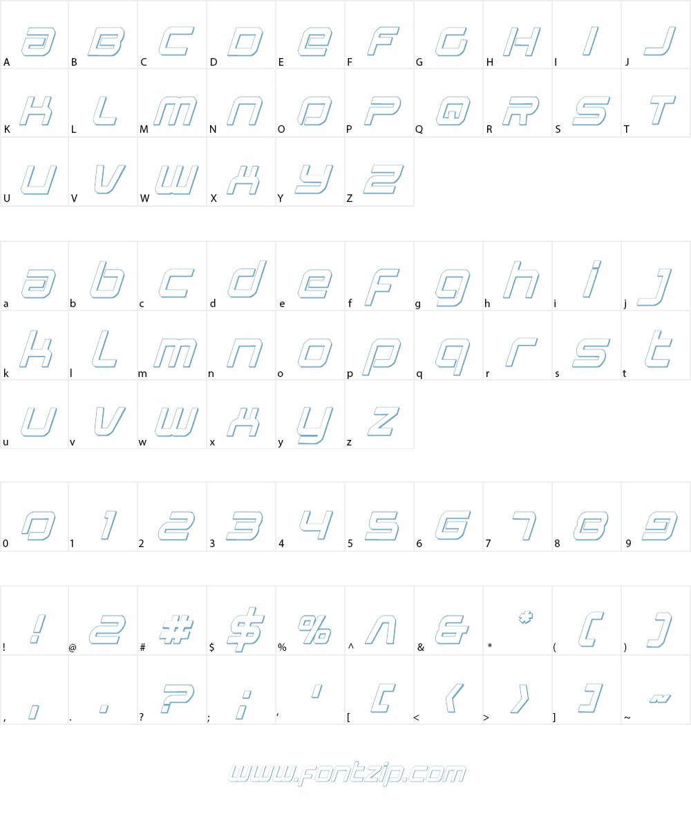 Star Eagle Font Character