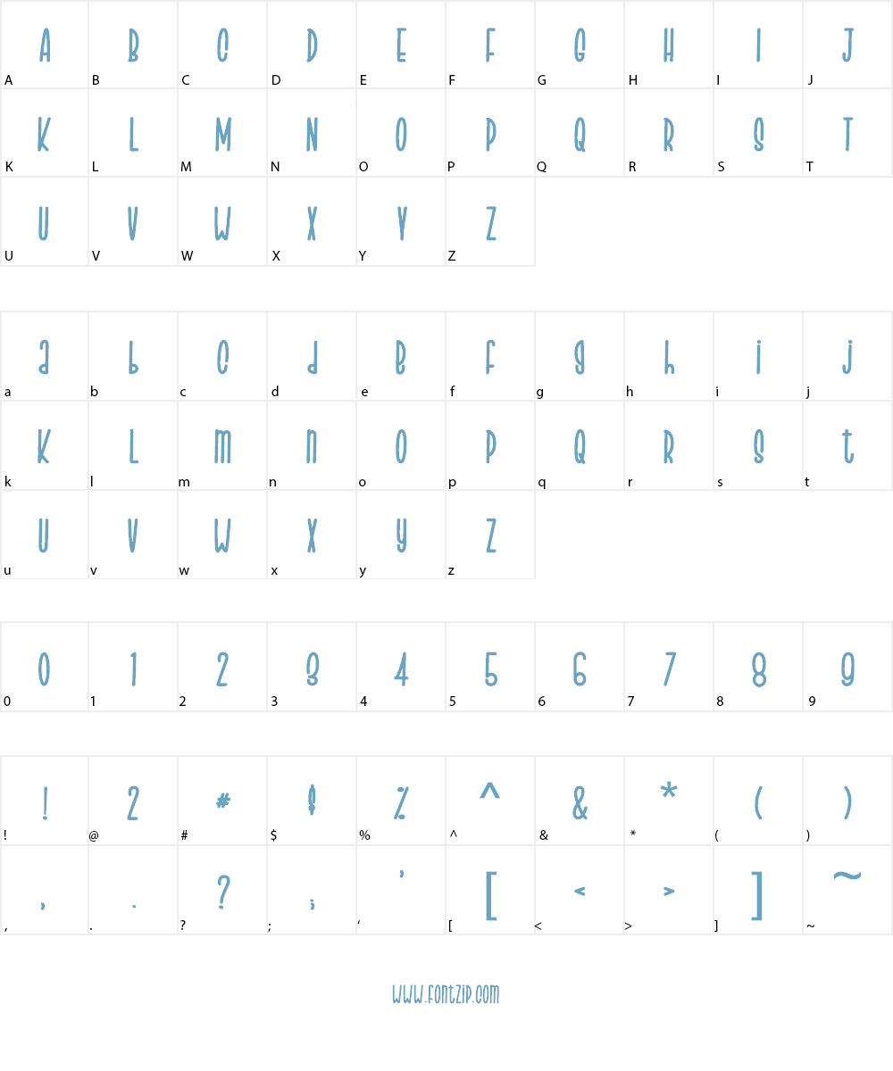 Crosaline Hulok Font Character