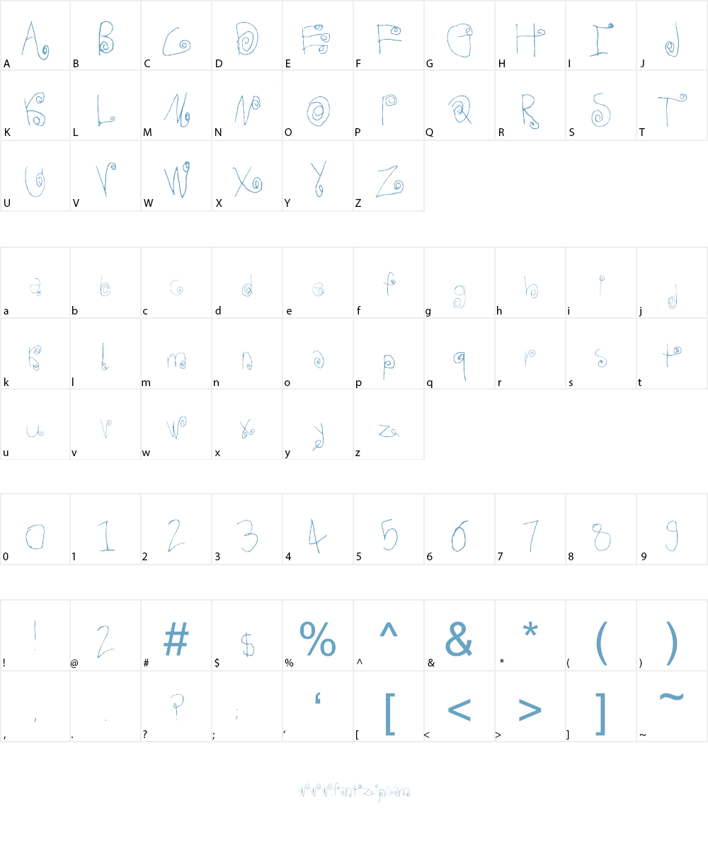 Black Currant Font Character