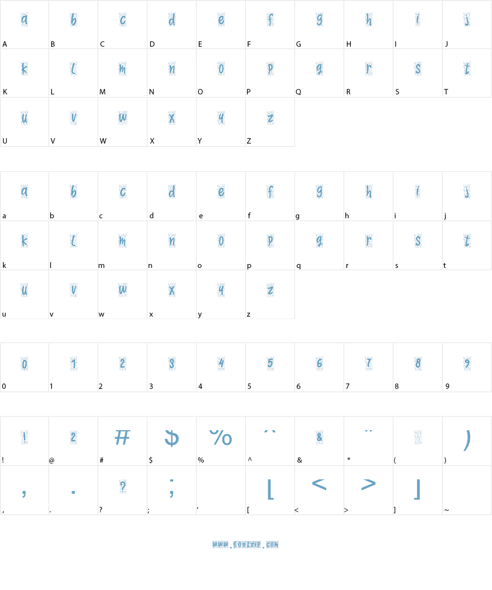 Morningdoodle Font Character