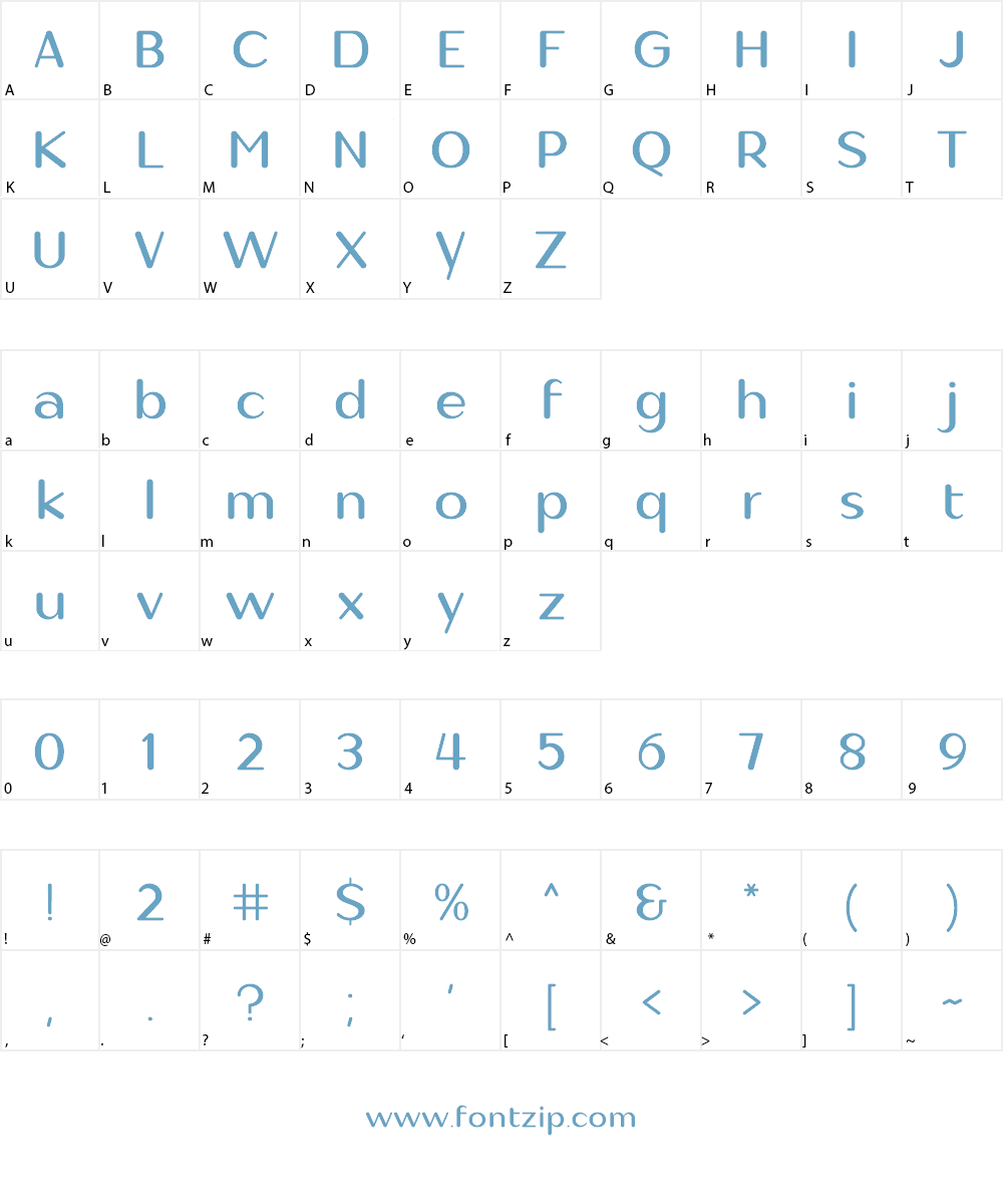 Thanmon Font Character