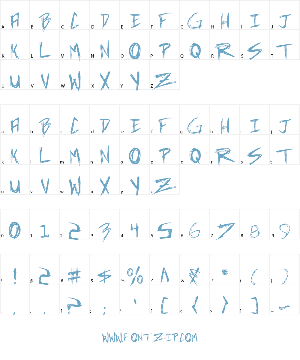 Incubus Font Character