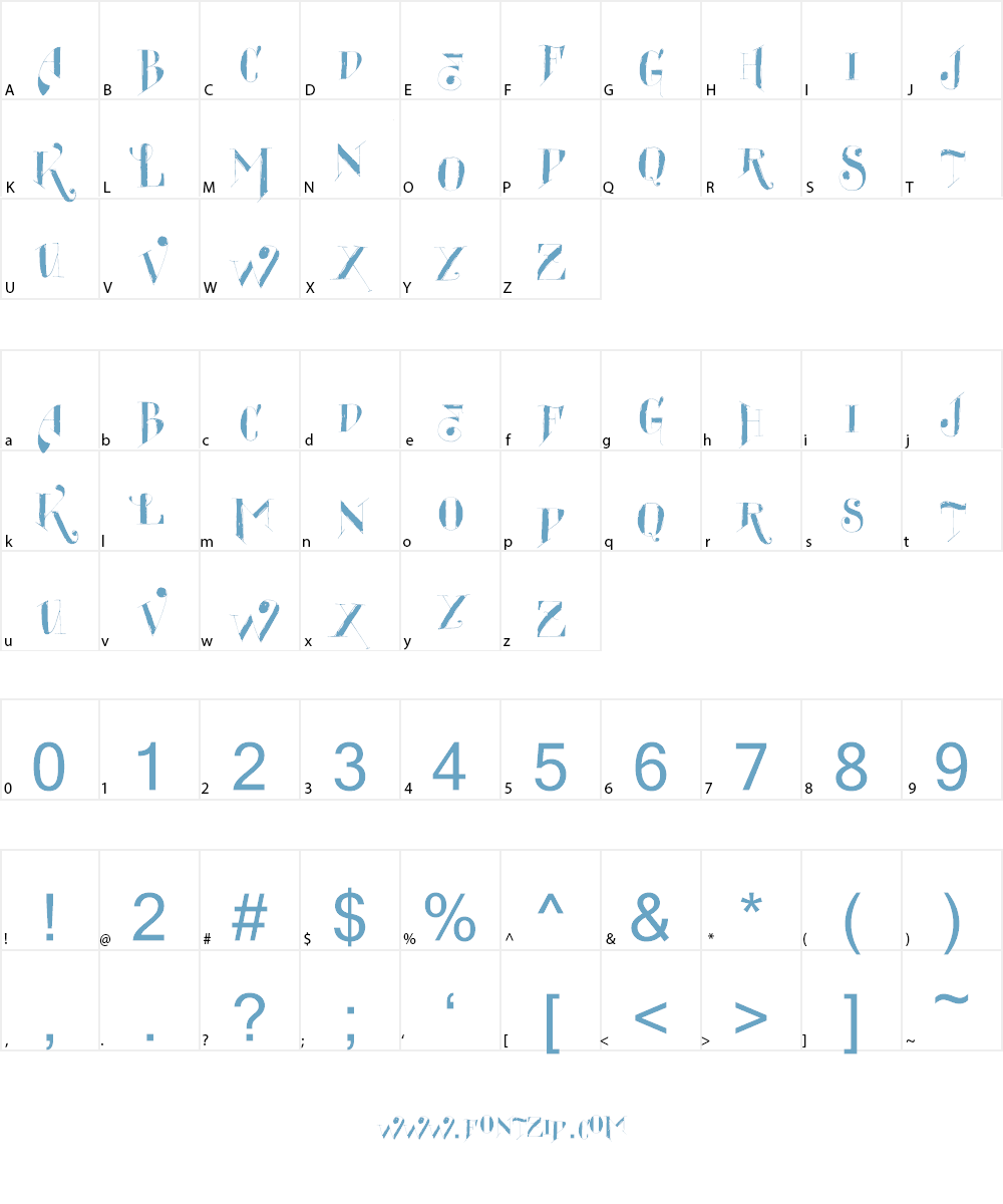 Vtks Amplexus Font Character