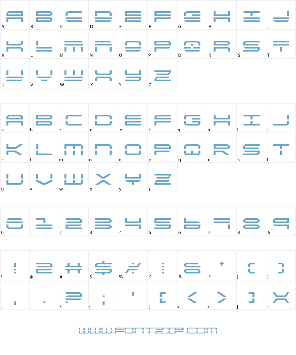 QuickStrike Font Character