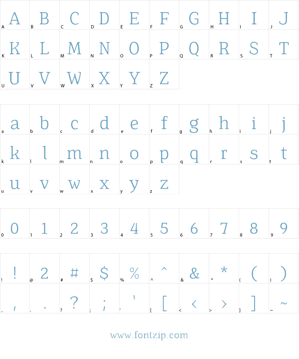Isle Body Font Character