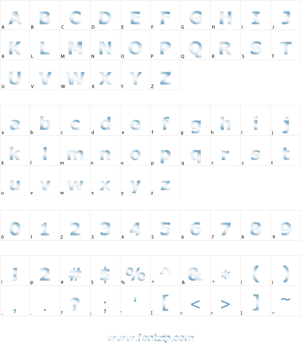Plutonium Font Character