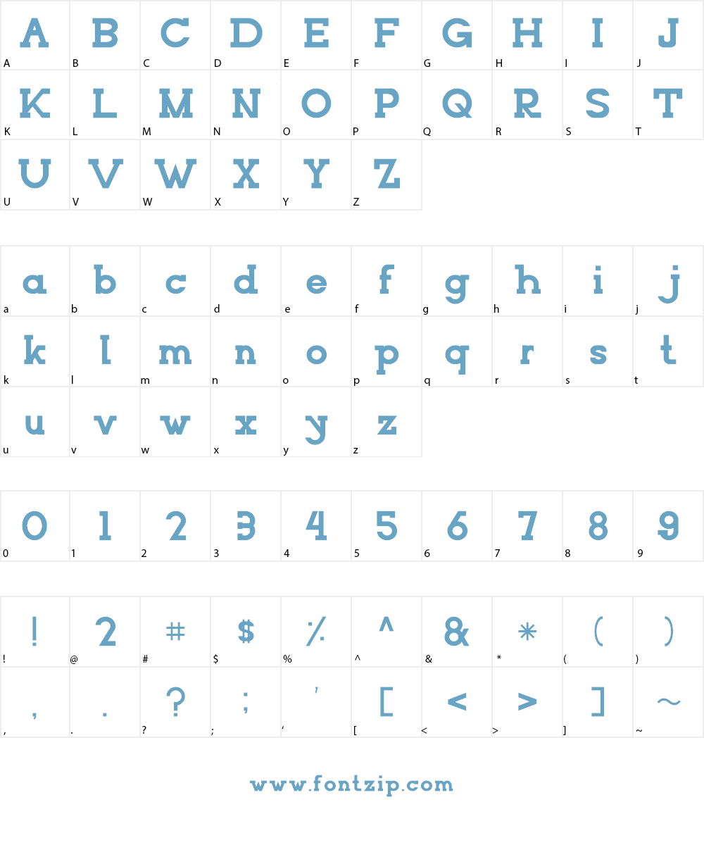NORTHCLIFF Font Character