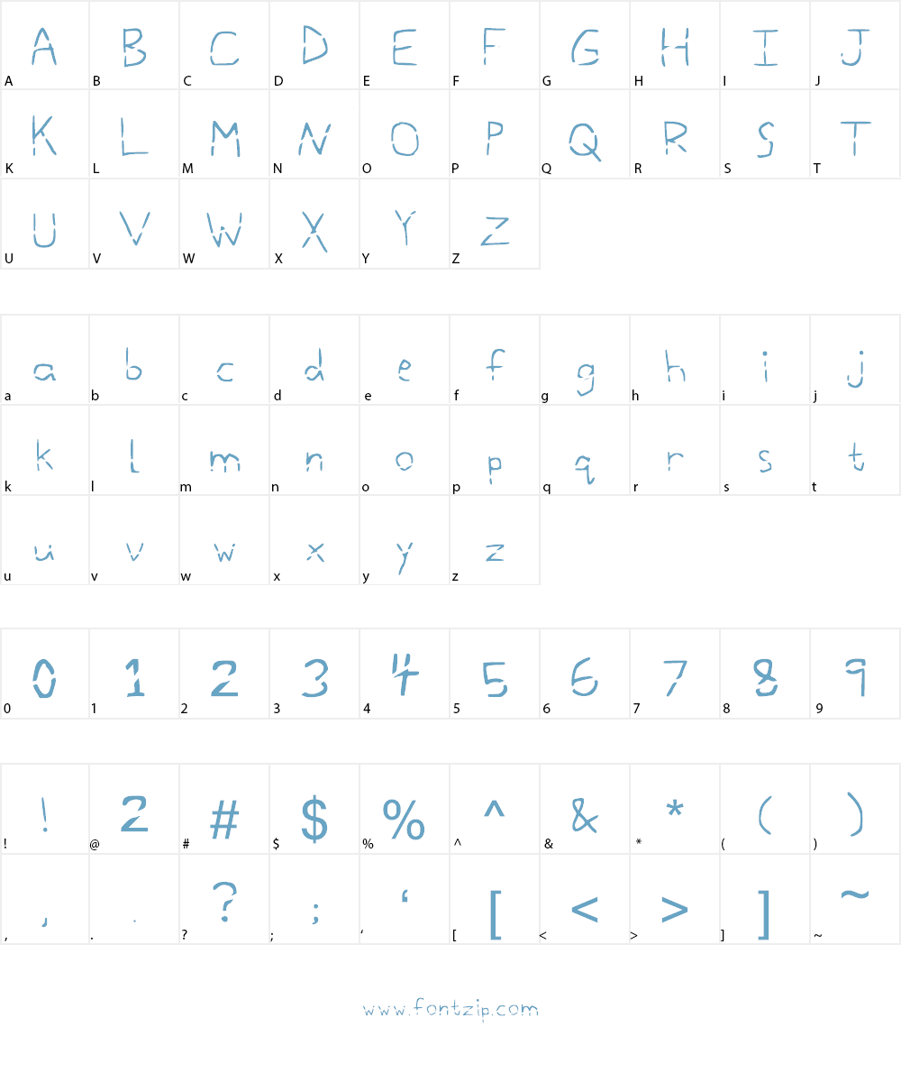 Sans Comic Sans Font Character
