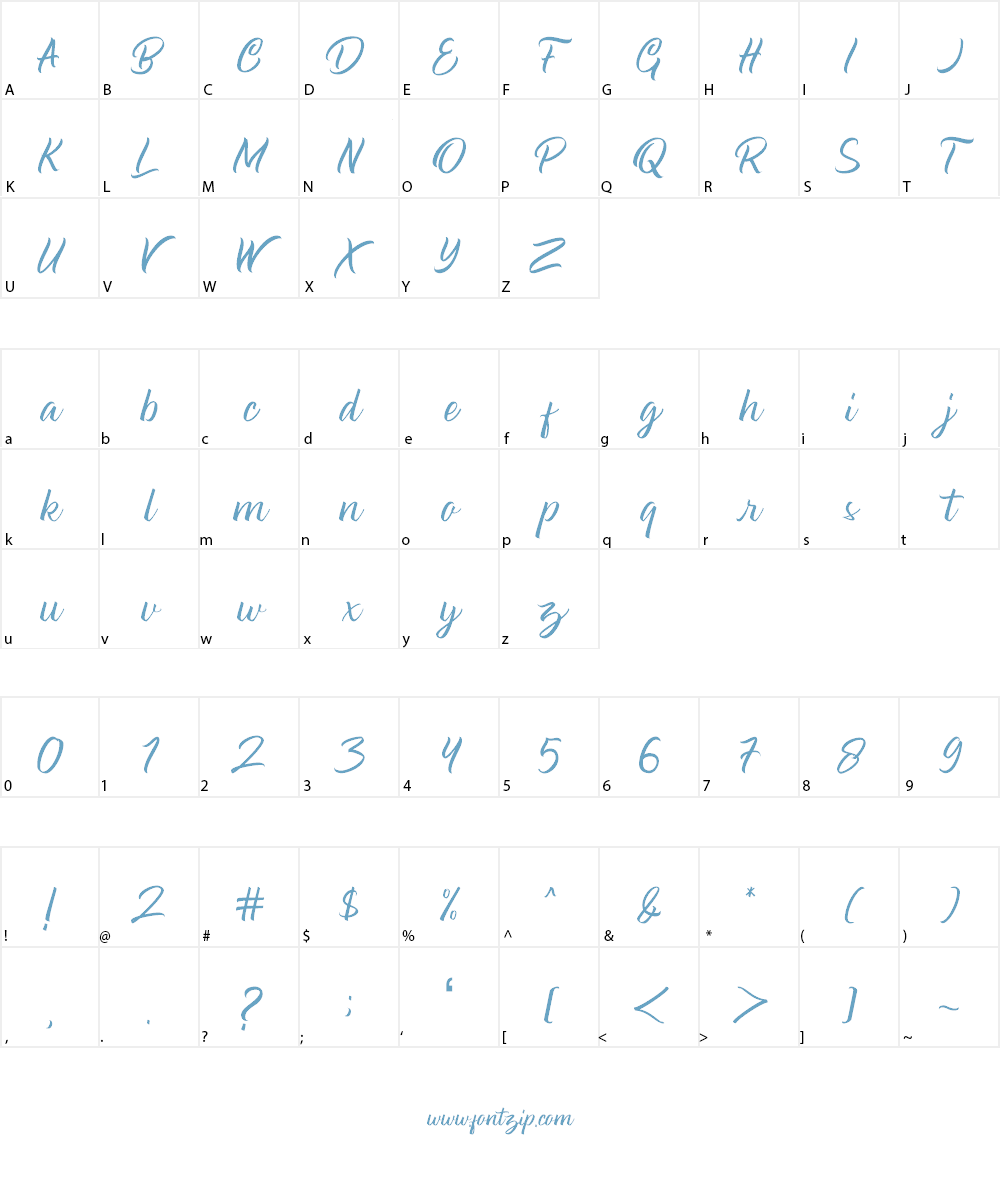 Halmahera Island (Layered Font) Font Character