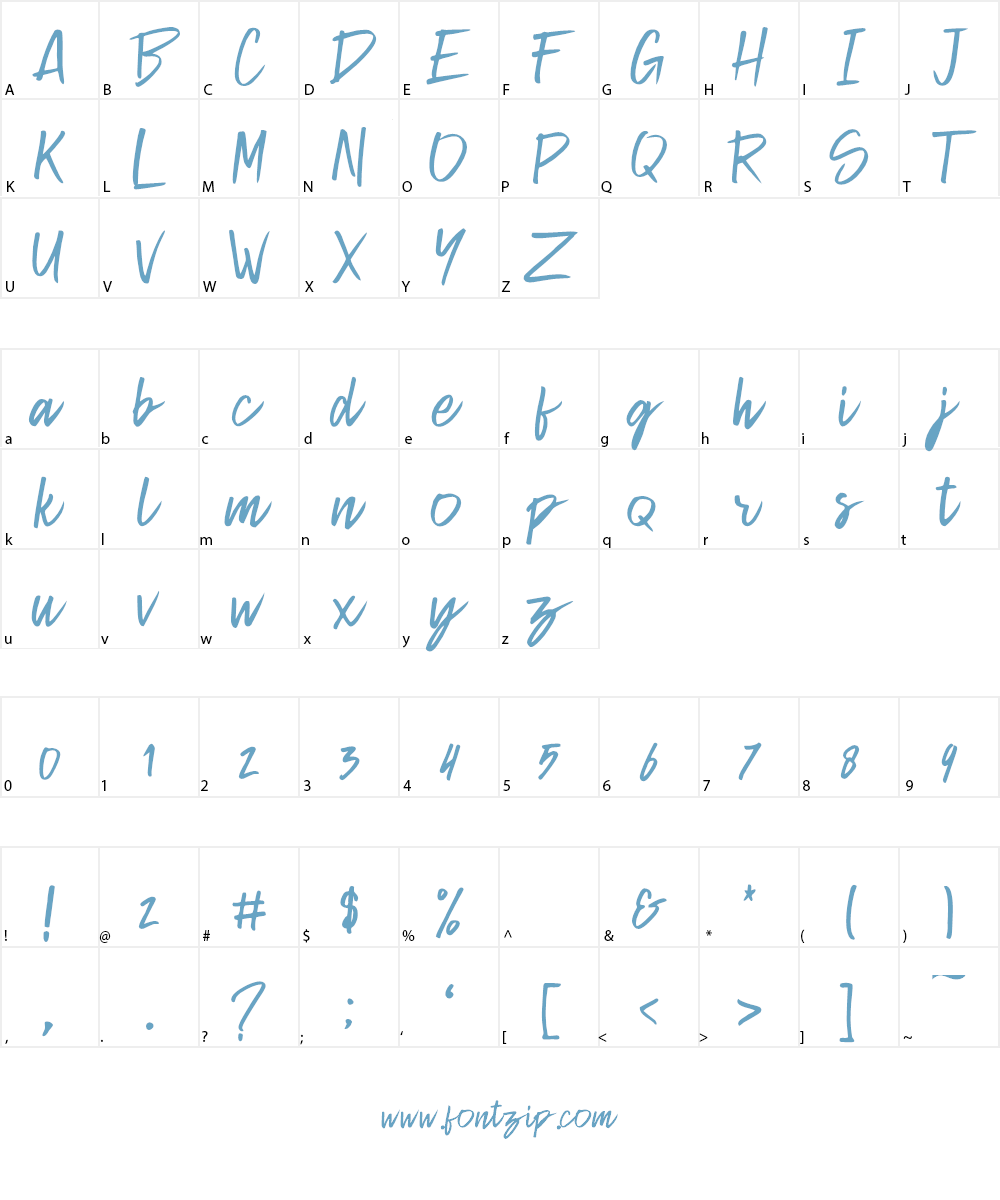 Helio Font Character