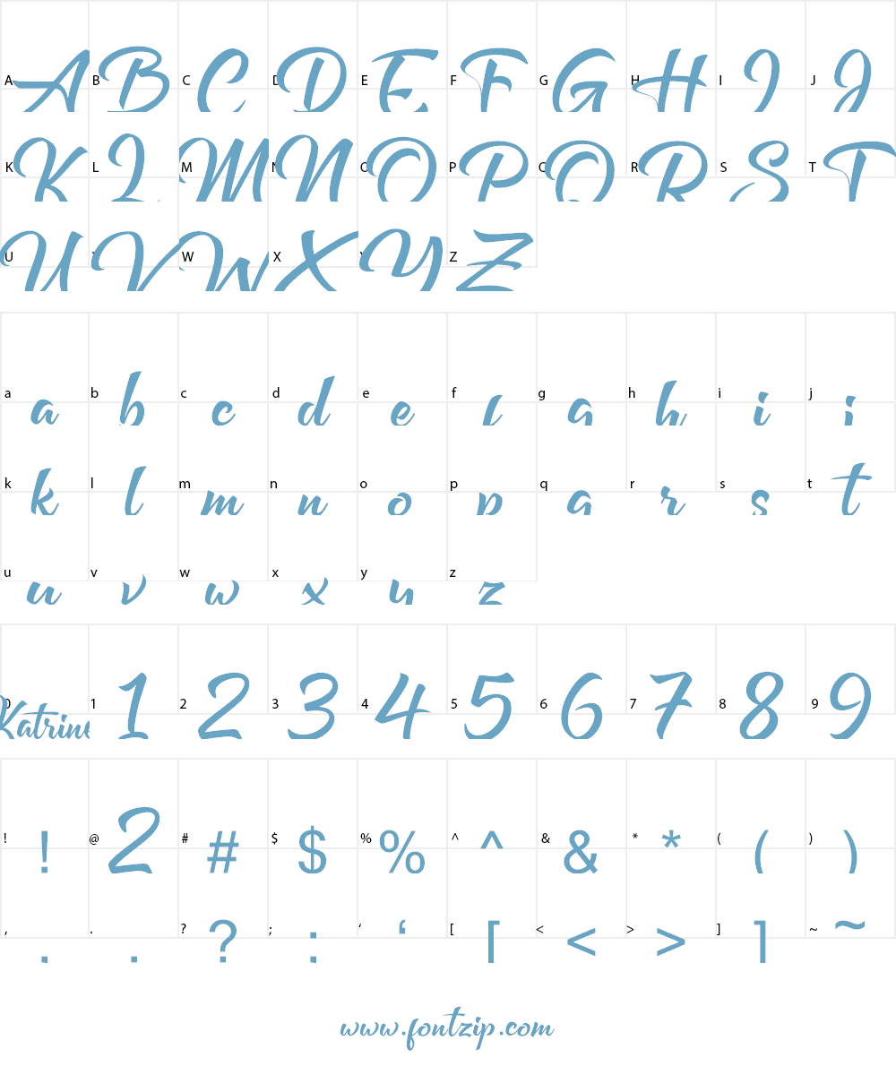 Katrine Font Character