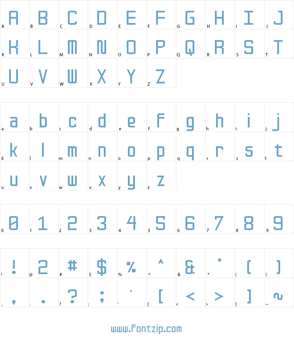 Falstin Font Character