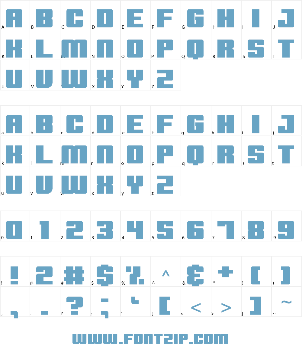 Extinction Event Font Character