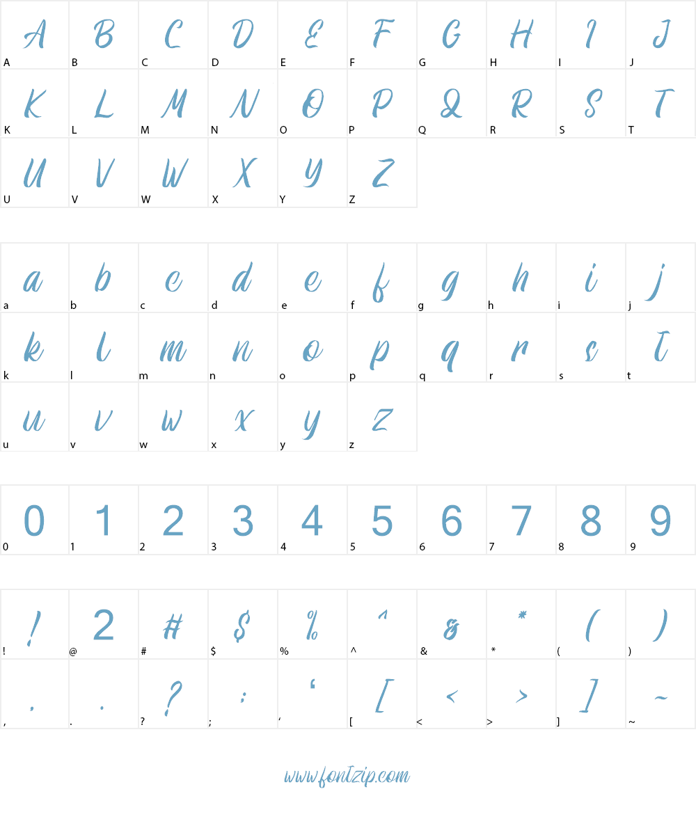 Athenic Font Character