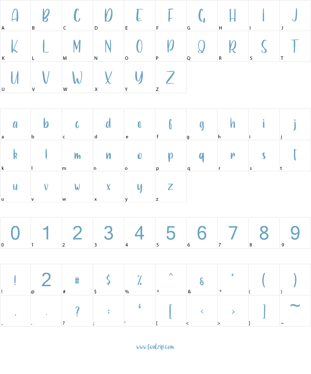 Samantha Font Character