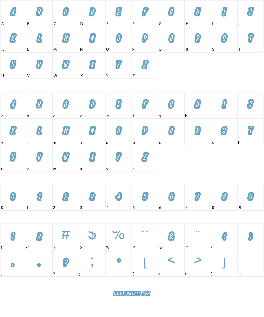 Boldieso Lehonu Font Character