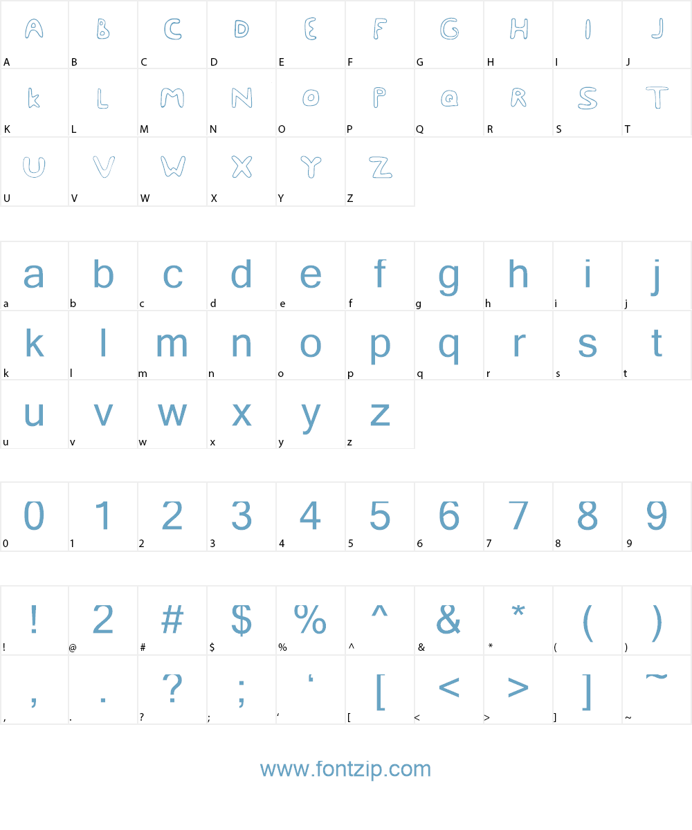 McCool Demo Font Character
