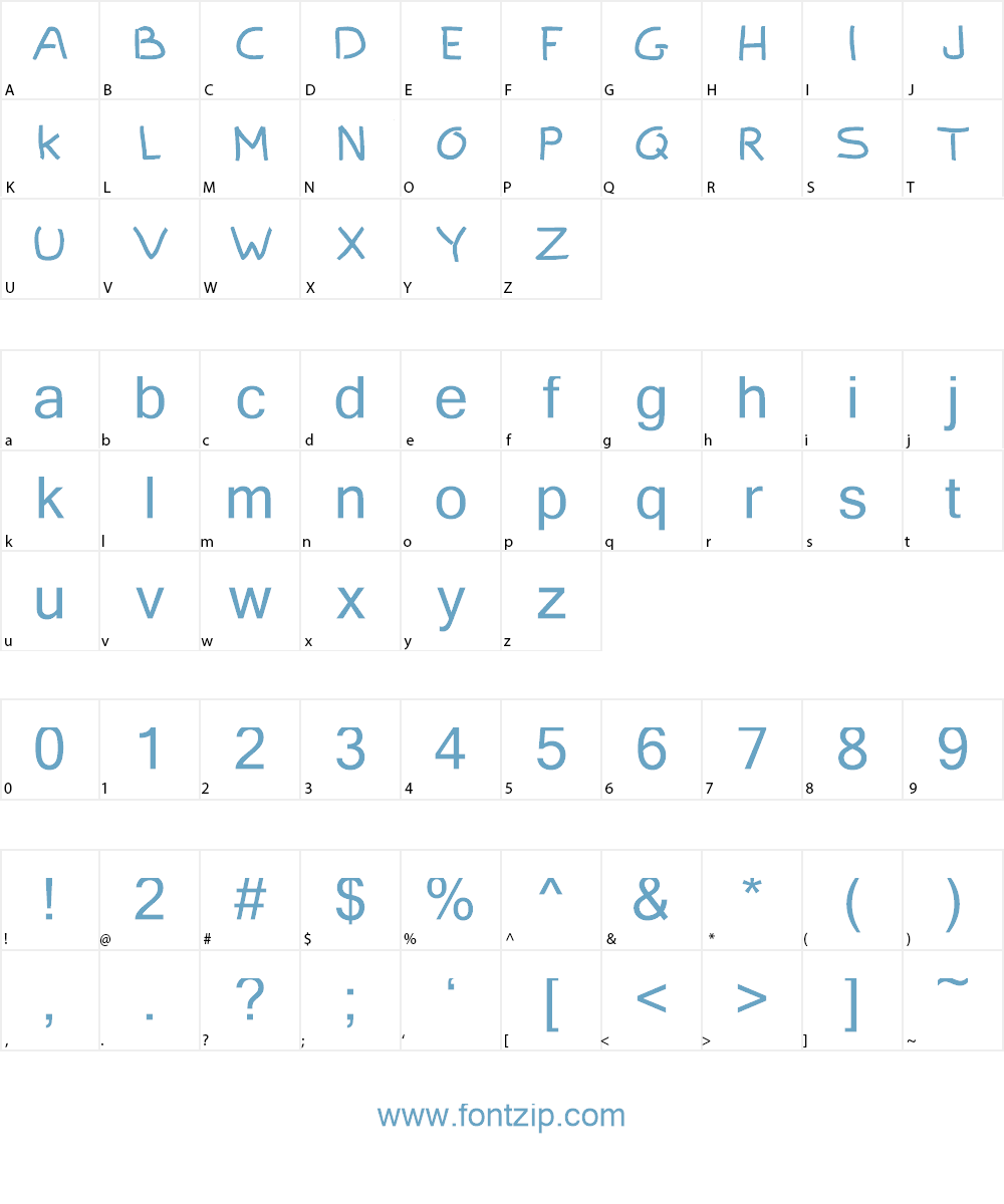 Oh You Font Character